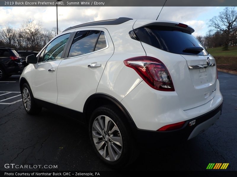 Summit White / Ebony 2019 Buick Encore Preferred AWD