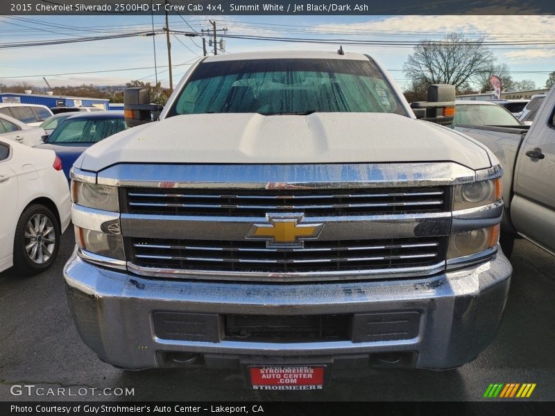 Summit White / Jet Black/Dark Ash 2015 Chevrolet Silverado 2500HD LT Crew Cab 4x4