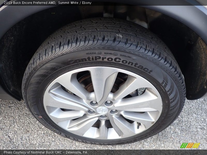 Summit White / Ebony 2019 Buick Encore Preferred AWD