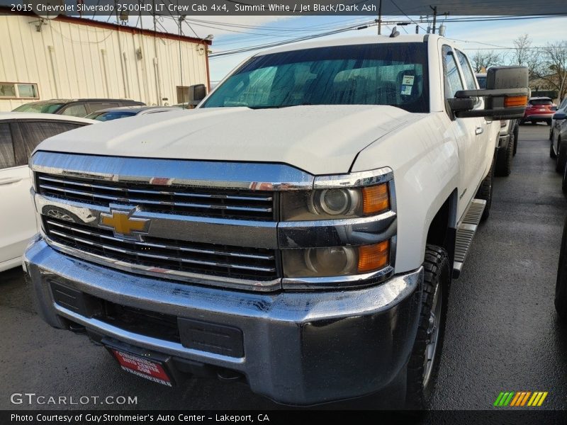Summit White / Jet Black/Dark Ash 2015 Chevrolet Silverado 2500HD LT Crew Cab 4x4