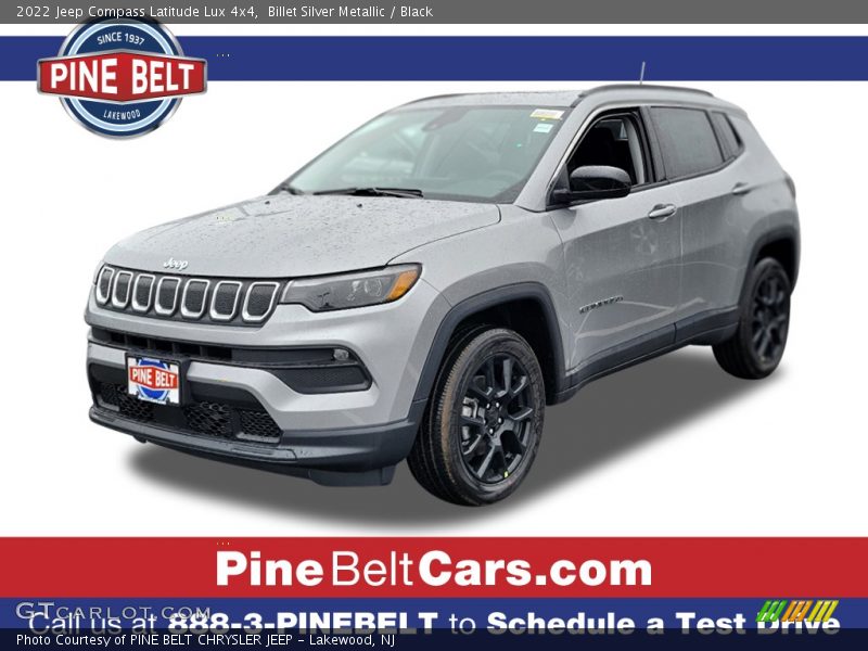 Billet Silver Metallic / Black 2022 Jeep Compass Latitude Lux 4x4