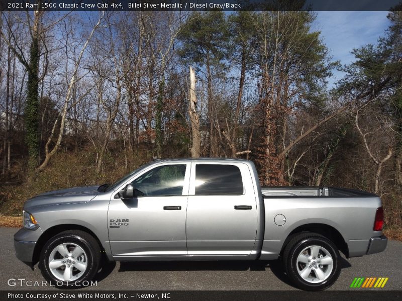 Billet Silver Metallic / Diesel Gray/Black 2021 Ram 1500 Classic Crew Cab 4x4