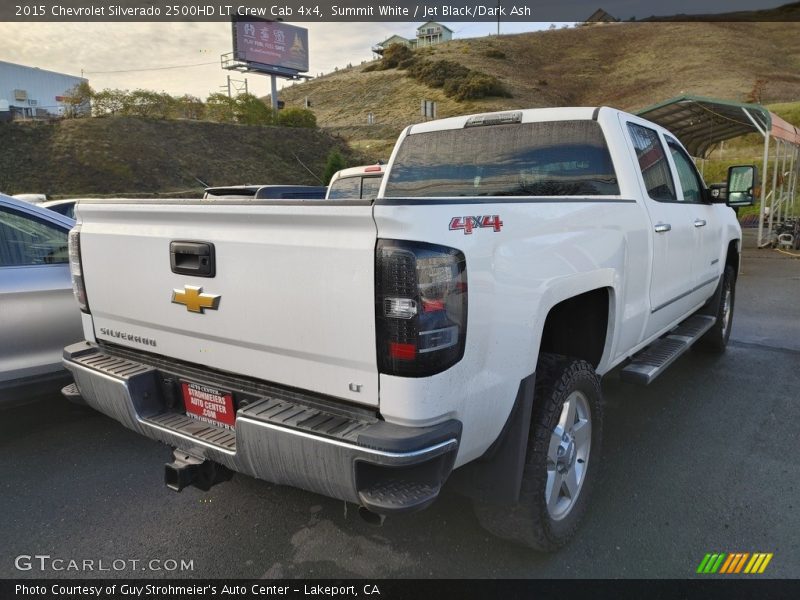 Summit White / Jet Black/Dark Ash 2015 Chevrolet Silverado 2500HD LT Crew Cab 4x4