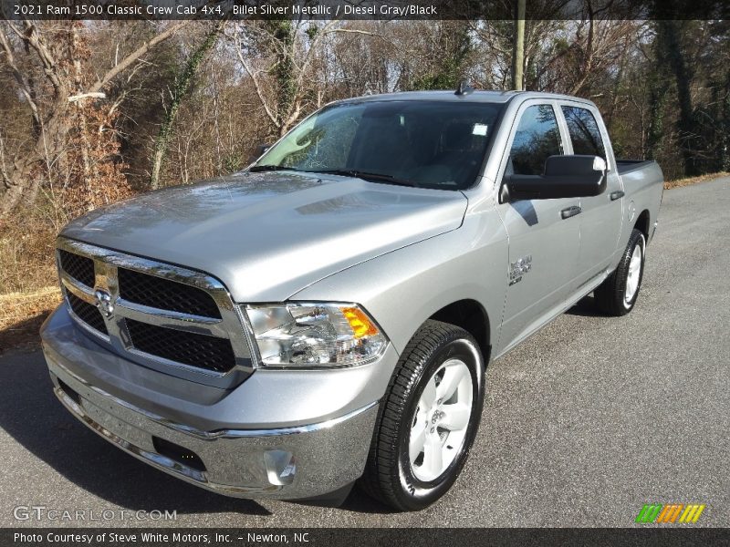 Billet Silver Metallic / Diesel Gray/Black 2021 Ram 1500 Classic Crew Cab 4x4