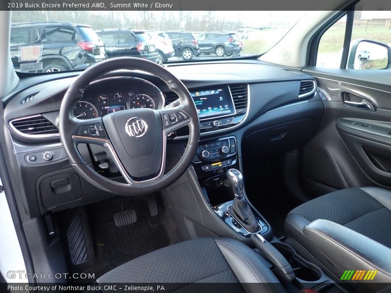 Summit White / Ebony 2019 Buick Encore Preferred AWD
