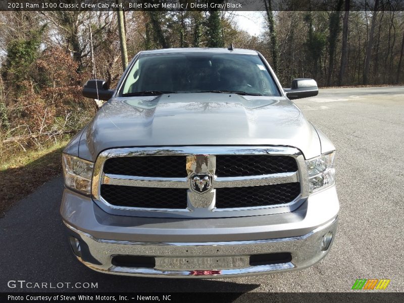 Billet Silver Metallic / Diesel Gray/Black 2021 Ram 1500 Classic Crew Cab 4x4