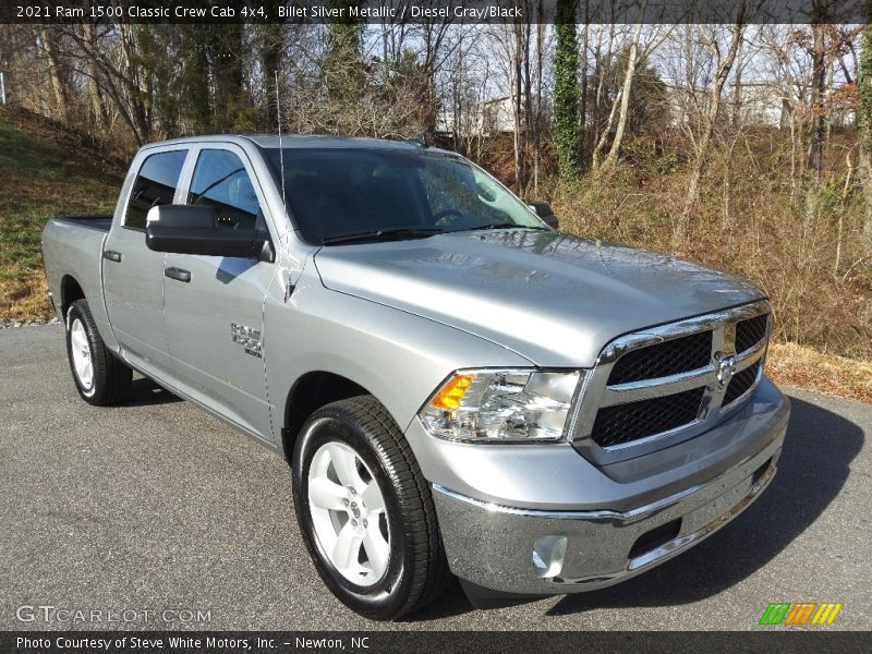 Billet Silver Metallic / Diesel Gray/Black 2021 Ram 1500 Classic Crew Cab 4x4