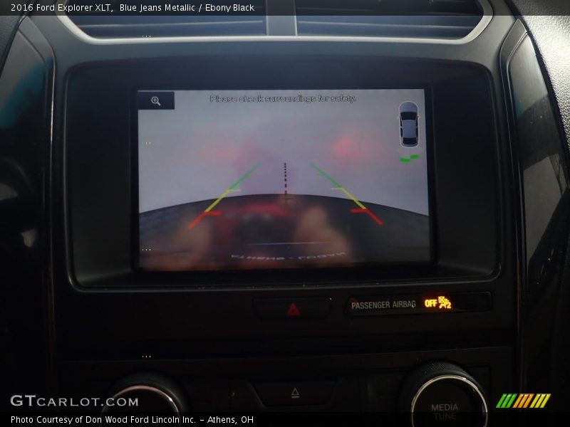 Blue Jeans Metallic / Ebony Black 2016 Ford Explorer XLT