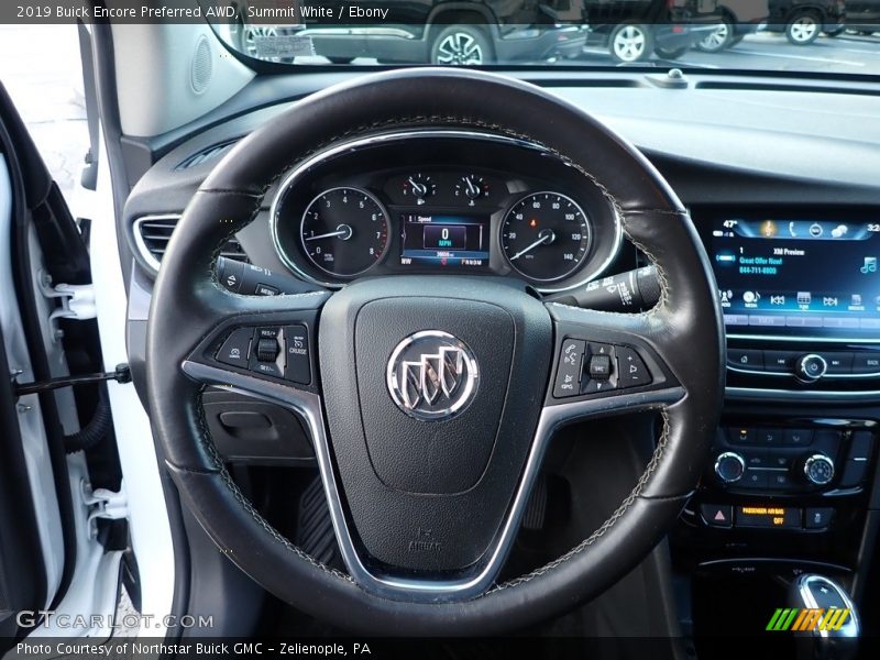 Summit White / Ebony 2019 Buick Encore Preferred AWD