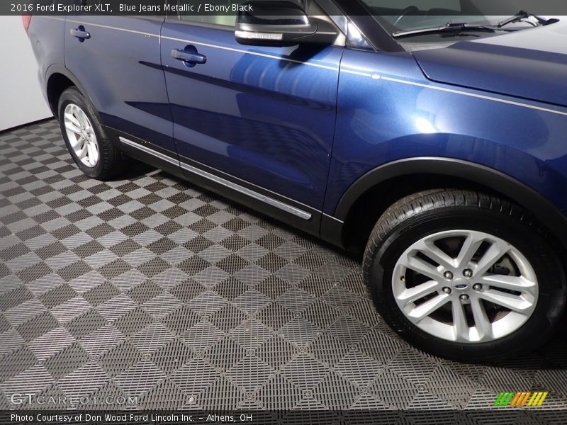Blue Jeans Metallic / Ebony Black 2016 Ford Explorer XLT