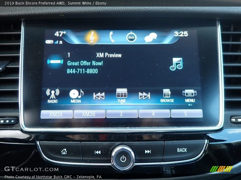 Summit White / Ebony 2019 Buick Encore Preferred AWD