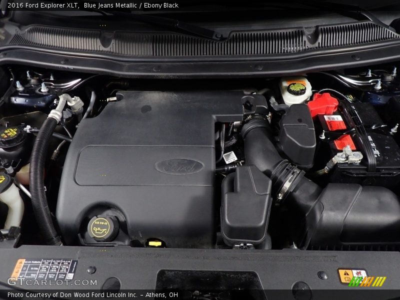 Blue Jeans Metallic / Ebony Black 2016 Ford Explorer XLT