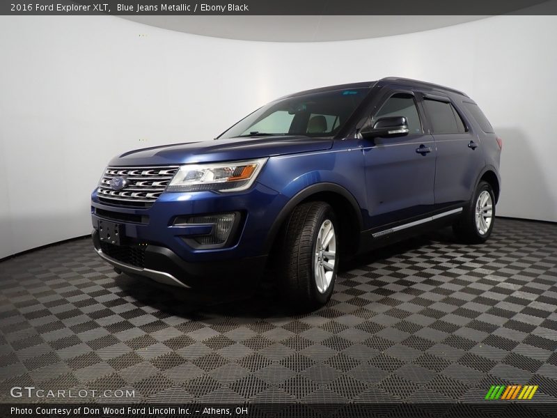Blue Jeans Metallic / Ebony Black 2016 Ford Explorer XLT