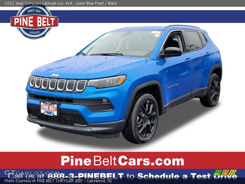 Laser Blue Pearl / Black 2022 Jeep Compass Latitude Lux 4x4