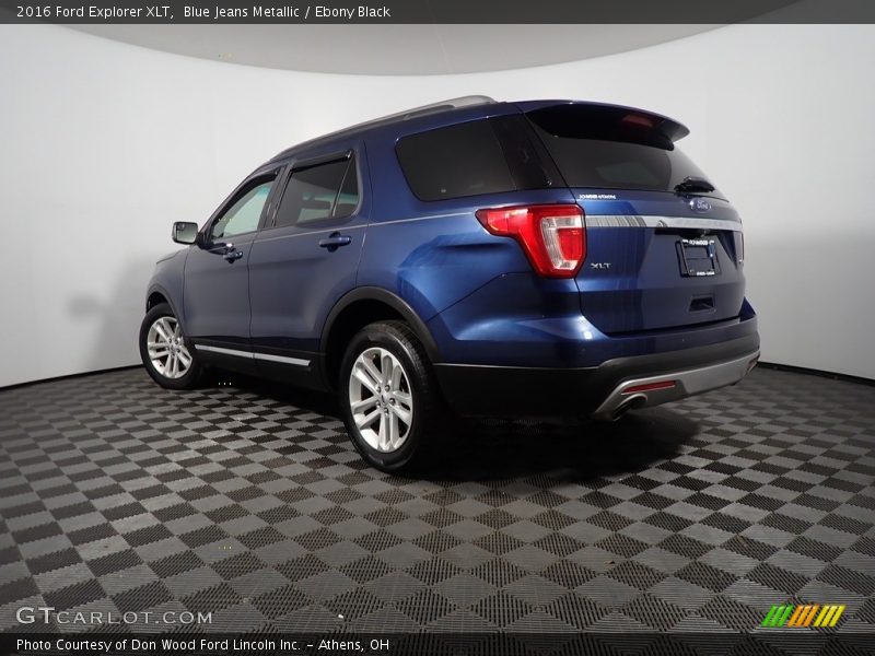 Blue Jeans Metallic / Ebony Black 2016 Ford Explorer XLT