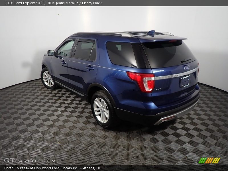 Blue Jeans Metallic / Ebony Black 2016 Ford Explorer XLT