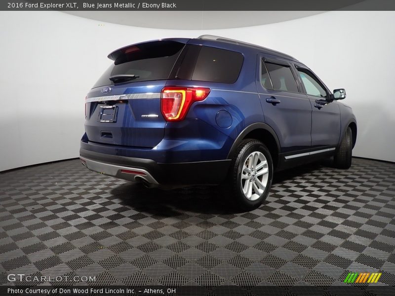 Blue Jeans Metallic / Ebony Black 2016 Ford Explorer XLT