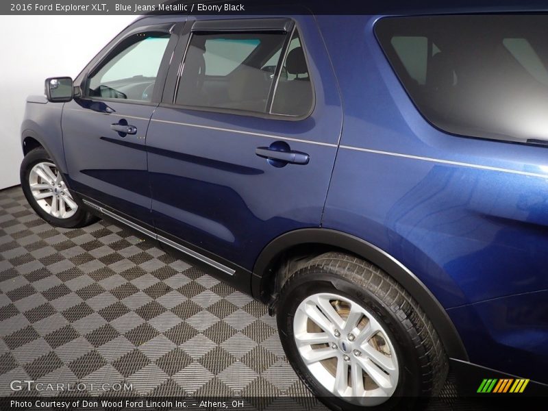 Blue Jeans Metallic / Ebony Black 2016 Ford Explorer XLT
