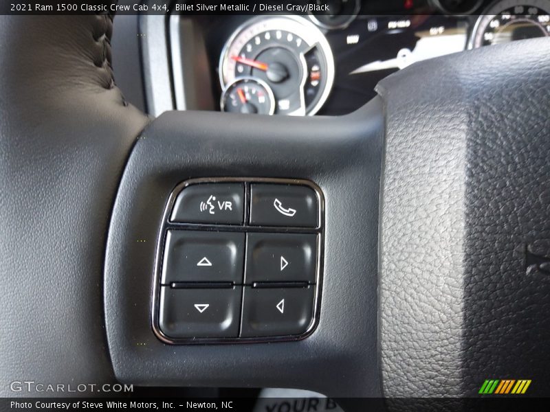 Billet Silver Metallic / Diesel Gray/Black 2021 Ram 1500 Classic Crew Cab 4x4