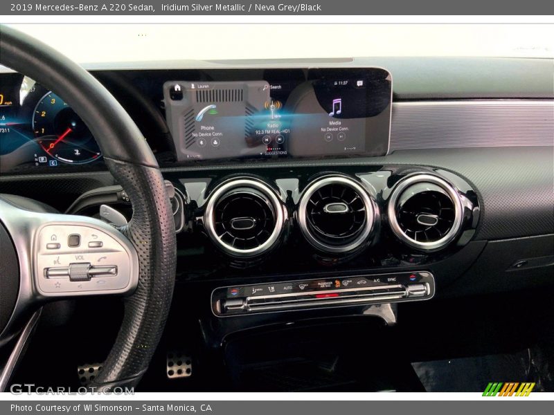 Iridium Silver Metallic / Neva Grey/Black 2019 Mercedes-Benz A 220 Sedan