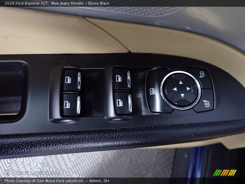 Blue Jeans Metallic / Ebony Black 2016 Ford Explorer XLT