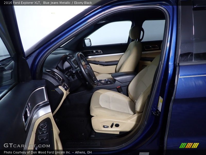 Blue Jeans Metallic / Ebony Black 2016 Ford Explorer XLT