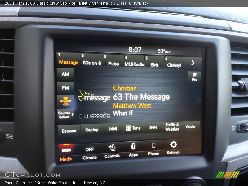 Billet Silver Metallic / Diesel Gray/Black 2021 Ram 1500 Classic Crew Cab 4x4