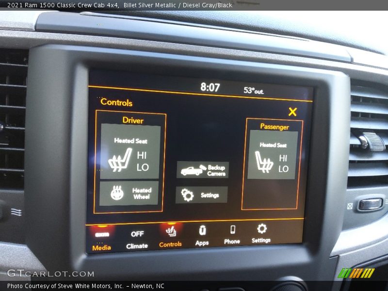 Billet Silver Metallic / Diesel Gray/Black 2021 Ram 1500 Classic Crew Cab 4x4