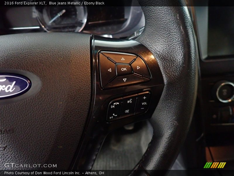 Blue Jeans Metallic / Ebony Black 2016 Ford Explorer XLT