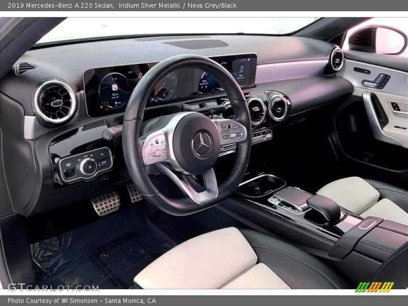 Iridium Silver Metallic / Neva Grey/Black 2019 Mercedes-Benz A 220 Sedan
