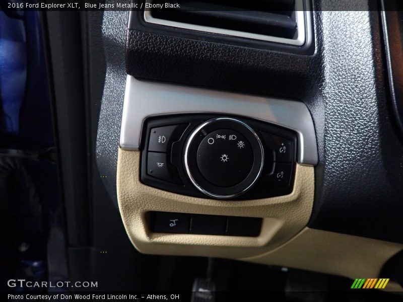 Blue Jeans Metallic / Ebony Black 2016 Ford Explorer XLT