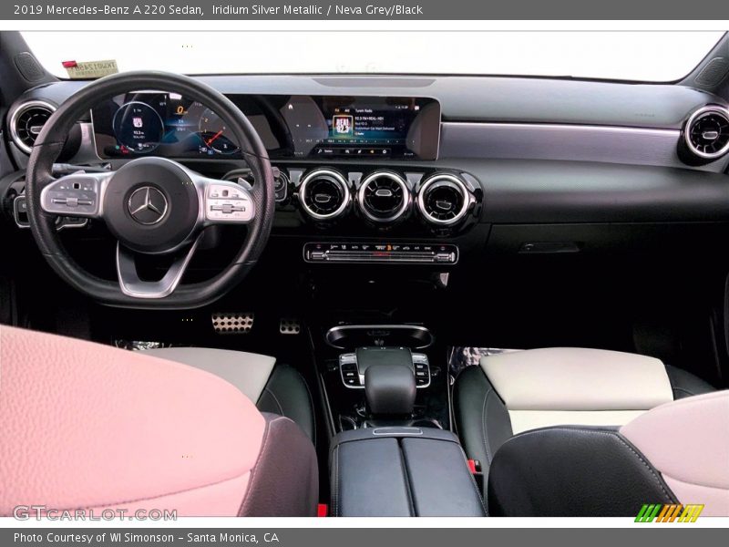 Iridium Silver Metallic / Neva Grey/Black 2019 Mercedes-Benz A 220 Sedan