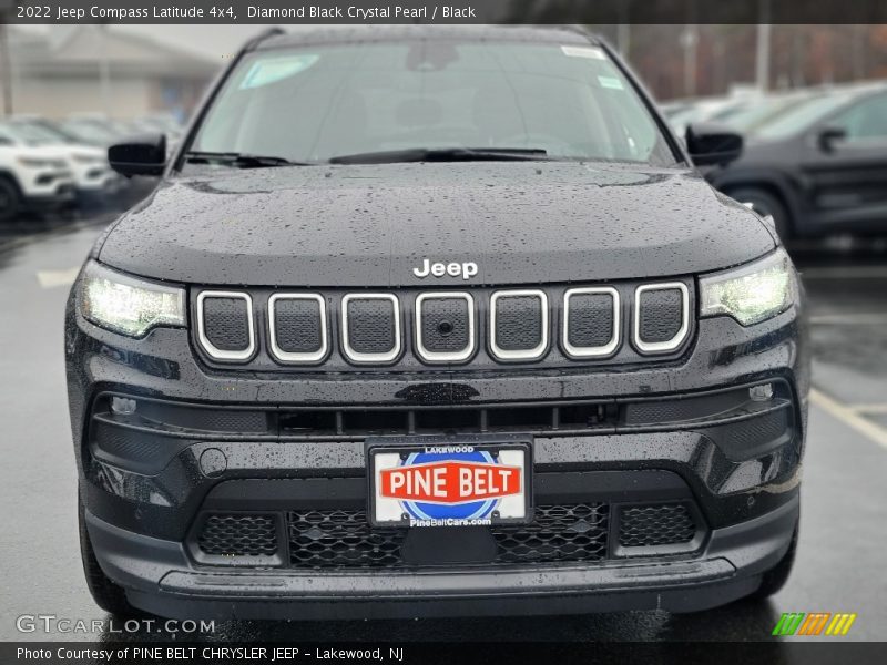 Diamond Black Crystal Pearl / Black 2022 Jeep Compass Latitude 4x4