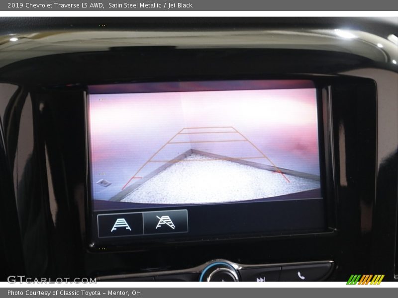 Satin Steel Metallic / Jet Black 2019 Chevrolet Traverse LS AWD