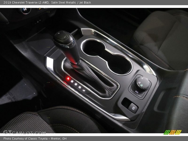 Satin Steel Metallic / Jet Black 2019 Chevrolet Traverse LS AWD