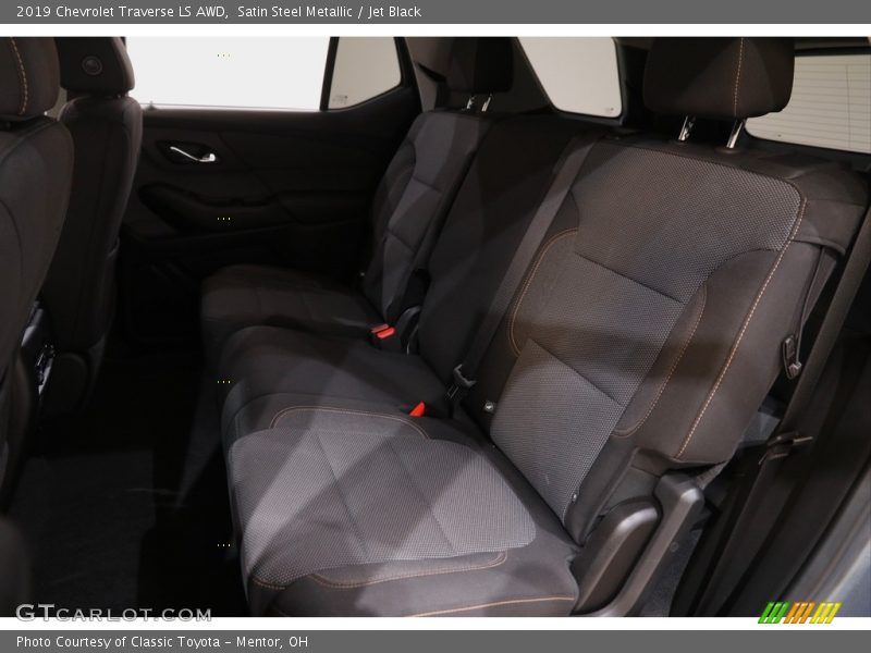 Satin Steel Metallic / Jet Black 2019 Chevrolet Traverse LS AWD