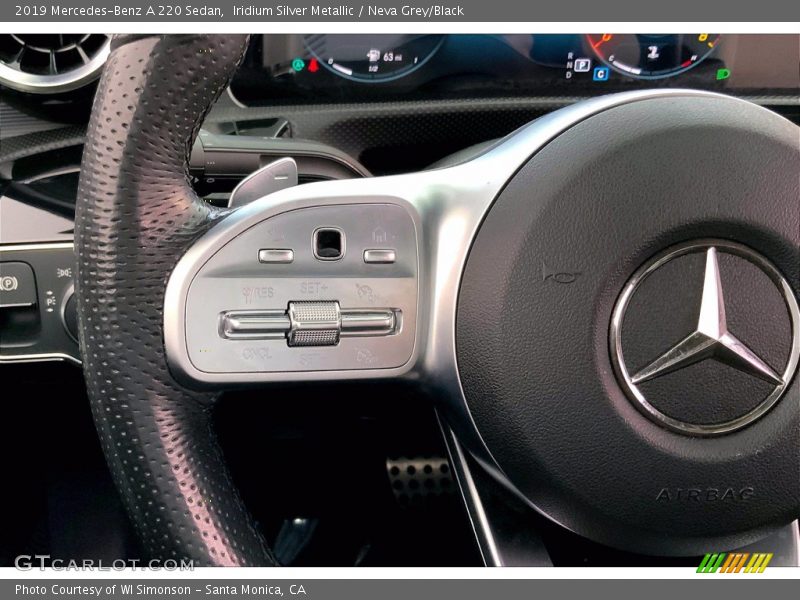 Iridium Silver Metallic / Neva Grey/Black 2019 Mercedes-Benz A 220 Sedan