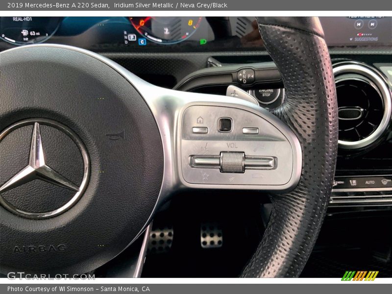 Iridium Silver Metallic / Neva Grey/Black 2019 Mercedes-Benz A 220 Sedan