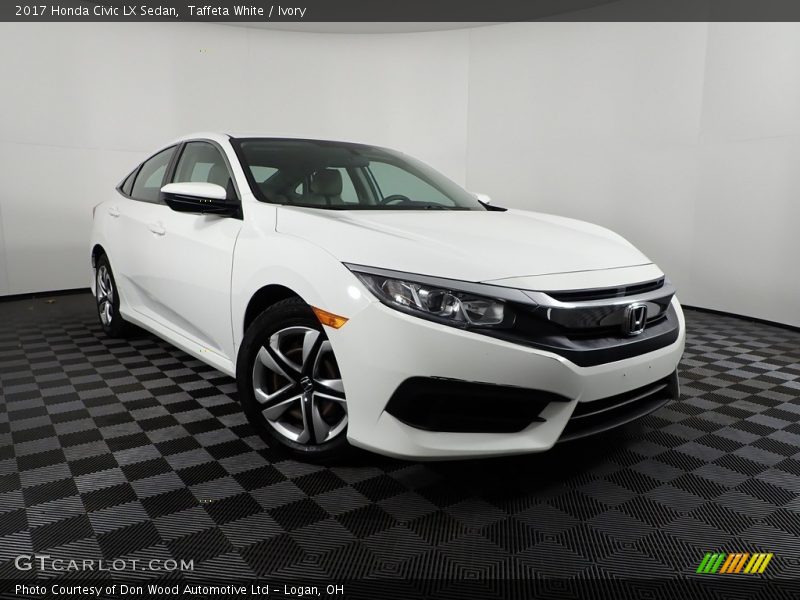 Taffeta White / Ivory 2017 Honda Civic LX Sedan