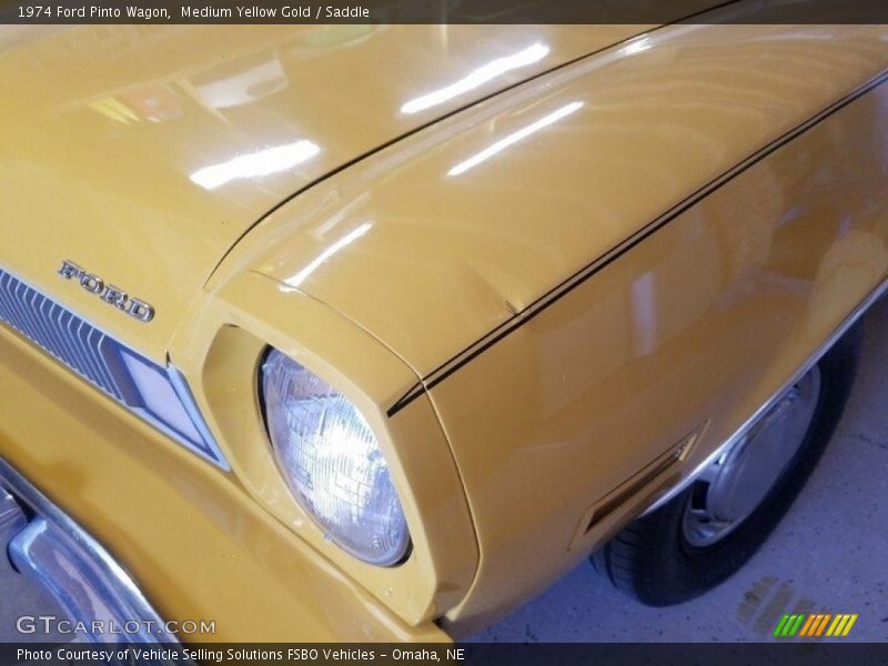 Medium Yellow Gold / Saddle 1974 Ford Pinto Wagon
