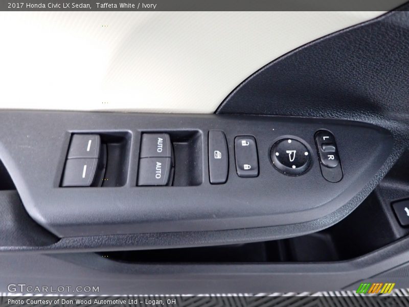 Taffeta White / Ivory 2017 Honda Civic LX Sedan
