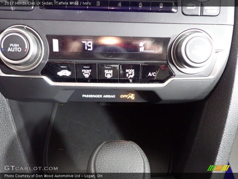 Taffeta White / Ivory 2017 Honda Civic LX Sedan