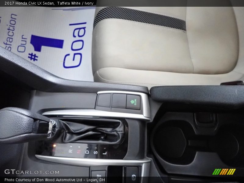 Taffeta White / Ivory 2017 Honda Civic LX Sedan