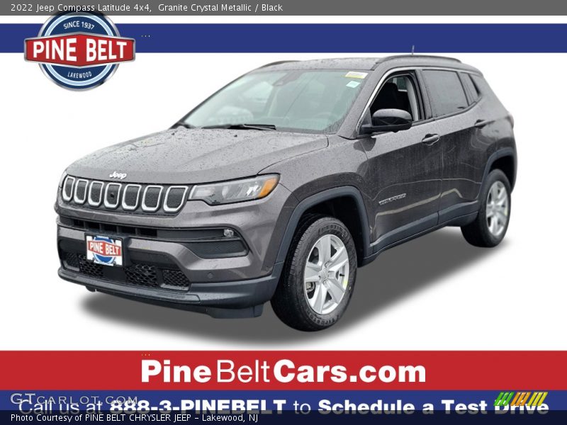 Granite Crystal Metallic / Black 2022 Jeep Compass Latitude 4x4