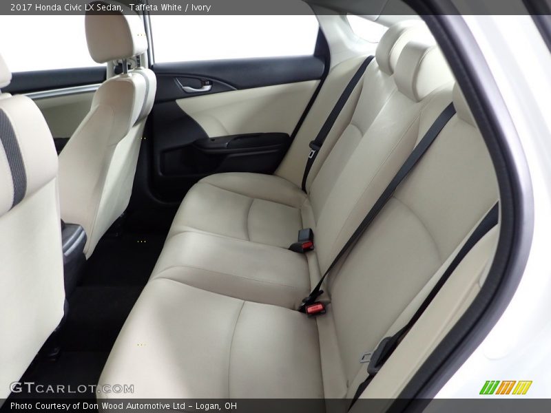 Taffeta White / Ivory 2017 Honda Civic LX Sedan