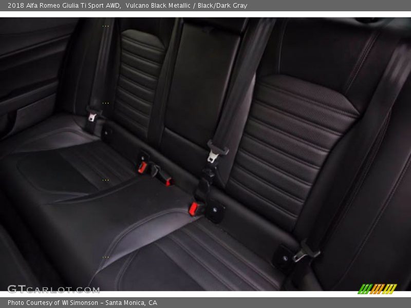 Rear Seat of 2018 Giulia Ti Sport AWD