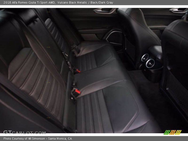 Rear Seat of 2018 Giulia Ti Sport AWD