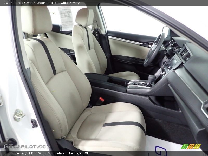 Taffeta White / Ivory 2017 Honda Civic LX Sedan