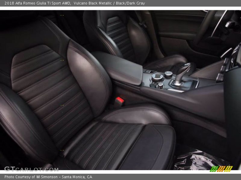 Front Seat of 2018 Giulia Ti Sport AWD