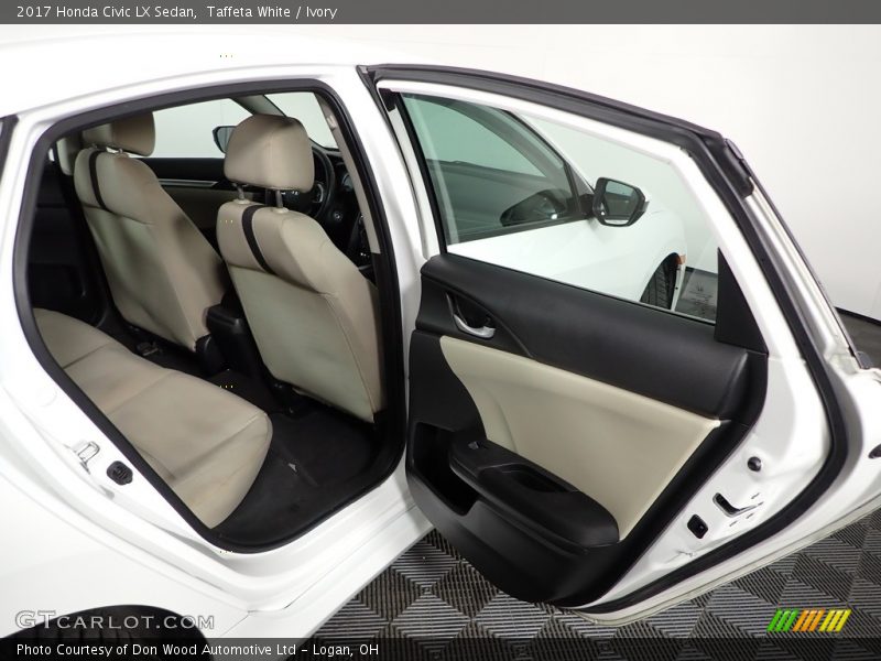 Taffeta White / Ivory 2017 Honda Civic LX Sedan